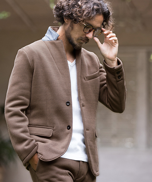 CAMBIO（カンビオ）の「mj6580-カルゼフリーステーラードジャケット