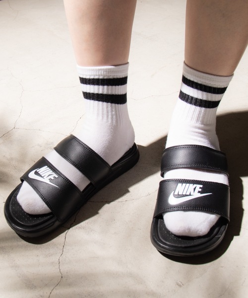 NIKE(ナイキ)の「WEGO/NIKEウィメンズベナッシデュオウルトラスライド(サンダル・レディース・ブラック/ピンク/その他1・SMALL/X-SMALL)」の7枚目の写真