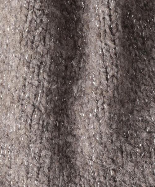 BEAUTY&YOUTH UNITED ARROWS（ビューティーアンドユースユナイテッドアローズ）の「【別注】＜GRILLO＞イヤーニットキャップ о（ニットキャップ/ビーニー・レディース・ブラック/モカ・FREE）」の4枚目の写真