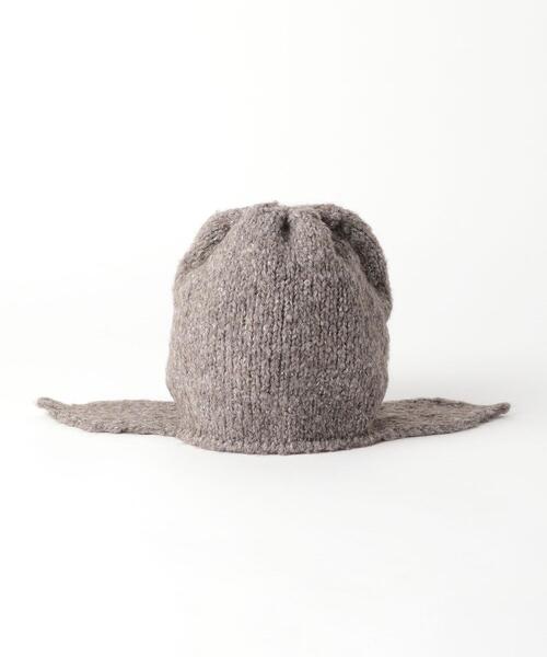BEAUTY&YOUTH UNITED ARROWS（ビューティーアンドユースユナイテッドアローズ）の「【別注】＜GRILLO＞イヤーニットキャップ о（ニットキャップ/ビーニー・レディース・ブラック/モカ・FREE）」の6枚目の写真