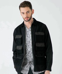 WHITE MOUNTAINEERING | 【White Mountaineering】ミリタリーベストシャツジャケット / WM2071101(シャツ/ブラウス)