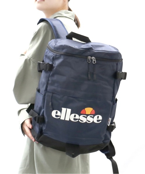ellesse(エレッセ)の「【ellesse/エレッセ】ボックスバックパック(バックパック/リュック・レディース・ブラック/ホワイト/イエロー/ネイビー・FREE)」の16枚目の写真
