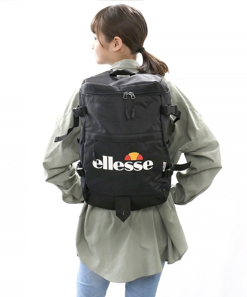 ellesse(エレッセ)の「【ellesse/エレッセ】ボックスバックパック(バックパック/リュック・レディース・ブラック/ホワイト/イエロー/ネイビー・FREE)」の22枚目の写真