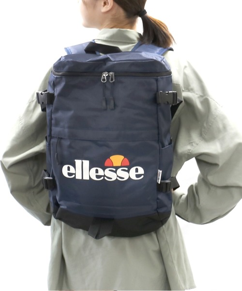 ellesse(エレッセ)の「【ellesse/エレッセ】ボックスバックパック(バックパック/リュック・レディース・ブラック/ホワイト/イエロー/ネイビー・FREE)」の17枚目の写真