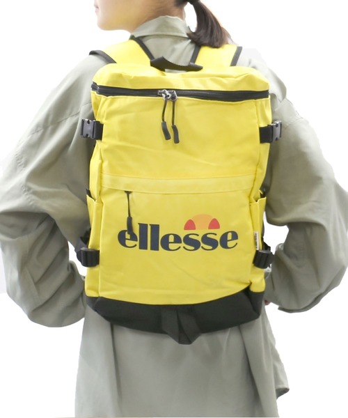 ellesse(エレッセ)の「【ellesse/エレッセ】ボックスバックパック(バックパック/リュック・レディース・ブラック/ホワイト/イエロー/ネイビー・FREE)」の13枚目の写真