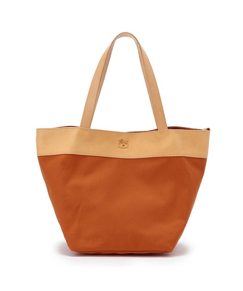 IL BISONTE(イルビゾンテ)の「IL BISONTE / CANVAS x LEATHER / トートバッグ(トートバッグ・レディース・その他1/ライトブラウン/ブラックミックス/レッド/ブラック系その他/グリーン系その他/ブラック×ブラック・FREE)」の10枚目の写真