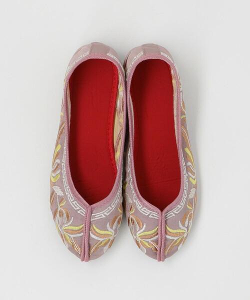 BE-KILLY（ビーキリー）の「＜BE-KILLY＞チャイナシューズ ◆（その他シューズ・レディース・ブラック/ホワイト/ライトグレー/ライトピンク/ベージュ・36/38/39/37）」の5枚目の写真