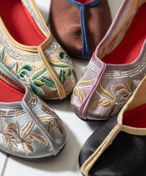 BE-KILLY（ビーキリー）の「＜BE-KILLY＞チャイナシューズ ◆（その他シューズ・レディース・ブラック/ホワイト/ライトグレー/ライトピンク/ベージュ・36/38/39/37）」の18枚目の写真