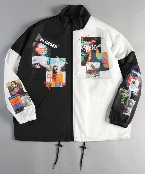 Rings ナイロンジャケット HELENE PARISNylon Shirring Half Vest ナイロン ジャケット 2024