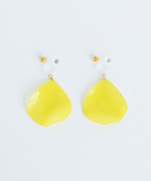 tone(トーン)の「【PAPER ART WORKS】sheer petal(ピアス(両耳用)・レディース・ピンク/オレンジ/ラベンダー/グリーン系その他/イエロー系その他・FREE)」の4枚目の写真