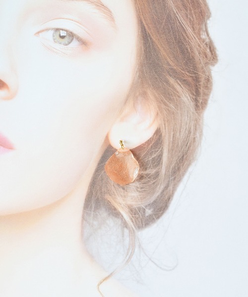tone(トーン)の「【PAPER ART WORKS】sheer petal(ピアス(両耳用)・レディース・ピンク/オレンジ/ラベンダー/グリーン系その他/イエロー系その他・FREE)」の11枚目の写真