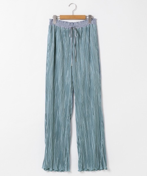 A part by(アパートバイ)の「Pワッシャープリーツパンツ2 911236(その他パンツ・レディース・ブラウン/ベージュ/ブルー/イエロー/オレンジ/ライトグリーン/ブラック・FREE)」の8枚目の写真