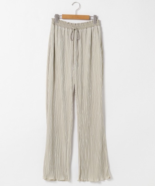 A part by(アパートバイ)の「Pワッシャープリーツパンツ2 911236(その他パンツ・レディース・ブラウン/ベージュ/ブルー/イエロー/オレンジ/ライトグリーン/ブラック・FREE)」の12枚目の写真