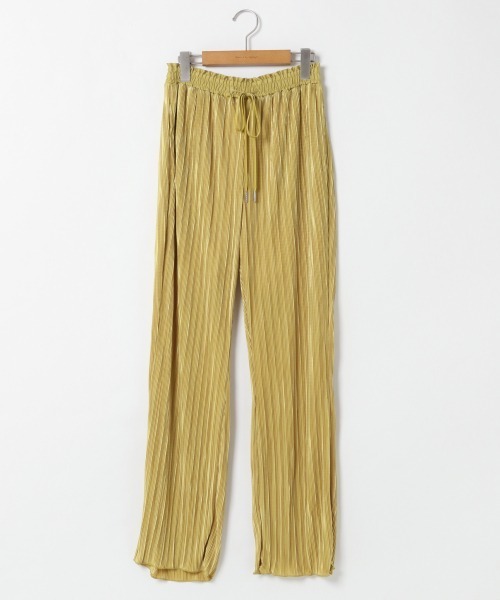 A part by(アパートバイ)の「Pワッシャープリーツパンツ2 911236(その他パンツ・レディース・ブラウン/ベージュ/ブルー/イエロー/オレンジ/ライトグリーン/ブラック・FREE)」の9枚目の写真