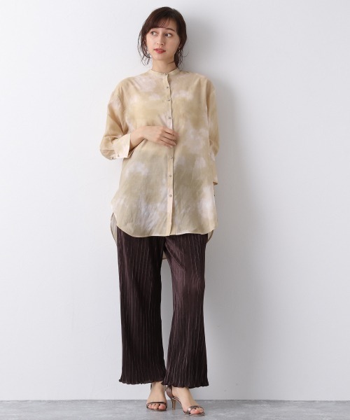 A part by(アパートバイ)の「Pワッシャープリーツパンツ2 911236(その他パンツ・レディース・ブラウン/ベージュ/ブルー/イエロー/オレンジ/ライトグリーン/ブラック・FREE)」の17枚目の写真