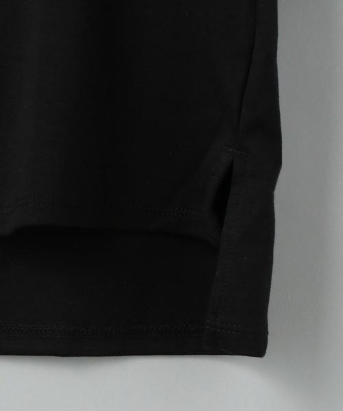 WORK TRIP OUTFITS GREEN LABEL RELAXING（ワークトリップアウトフィッツグリーンレーベル リラクシング）の「【WORK TRIP OUTFITS】★WTO CS 布帛ポンチ コンビ プルオーバー（Tシャツ/カットソー・レディース・オフホワイト/ナチュラル/ブラック・FREE）」の9枚目の写真