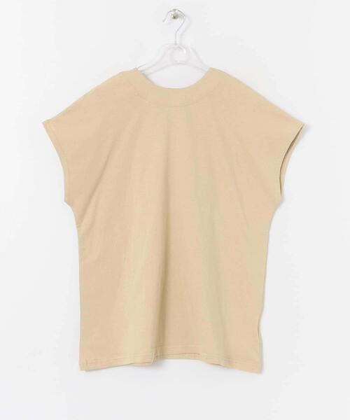 LAATO(ラート)の「CREW-NECK T-SHIRTS(Tシャツ/カットソー・レディース・ホワイト/ベージュ/ブラウン・FREE)」の3枚目の写真
