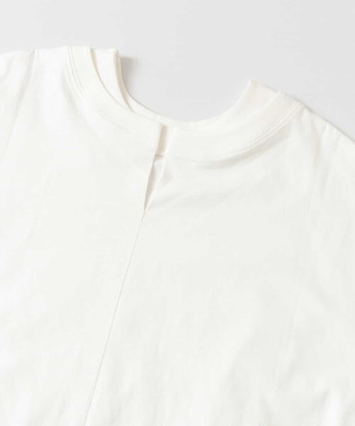 LAATO(ラート)の「CREW-NECK T-SHIRTS(Tシャツ/カットソー・レディース・ホワイト/ベージュ/ブラウン・FREE)」の11枚目の写真