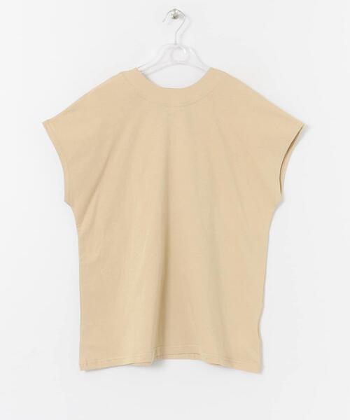 LAATO(ラート)の「CREW-NECK T-SHIRTS(Tシャツ/カットソー・レディース・ホワイト/ベージュ/ブラウン・FREE)」の10枚目の写真