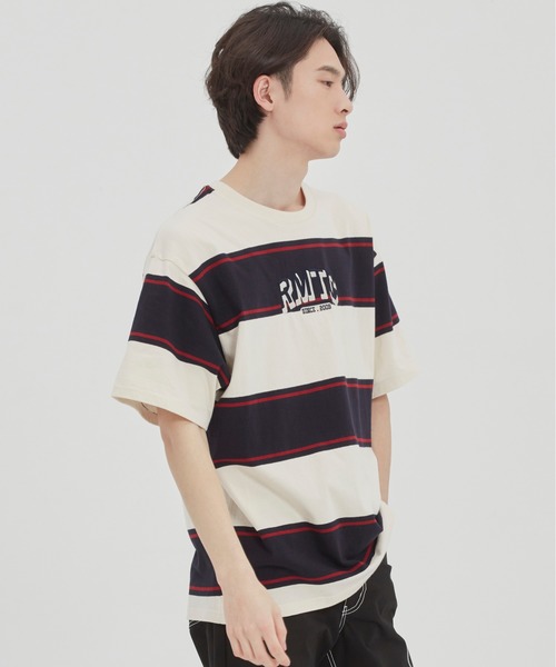 ROMANTIC CROWN★ユニセックス RMTC STRIPED LONG SLEEVE 3色 ROMANTIC CROWN(ロマンティッククラウン)の「【ROMANTIC CROWN