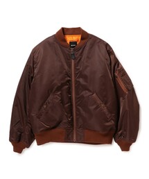 INDEPENDENT ブラウン 茶 ma1型 ワークジャケット ブルゾン M
