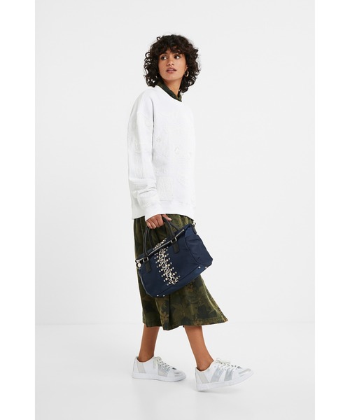 Desigual（デシグアル）の「スウェット長袖 DRAGON（スウェット・レディース・ホワイト・M/L/S/2L）」の2枚目の写真