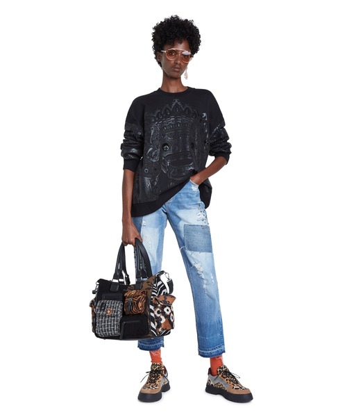 Desigual（デシグアル）の「スウェット長袖 DRAGON（スウェット・レディース・ホワイト・M/L/S/2L）」の8枚目の写真