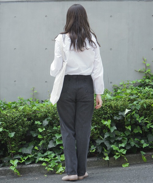 flower（フラワー）の「フラッフィーフリルブラウス（シャツ/ブラウス・レディース・ホワイト/ブラック・FREE）」の8枚目の写真