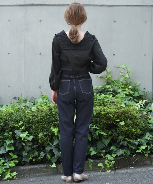 flower（フラワー）の「フラッフィーフリルブラウス（シャツ/ブラウス・レディース・ホワイト/ブラック・FREE）」の14枚目の写真