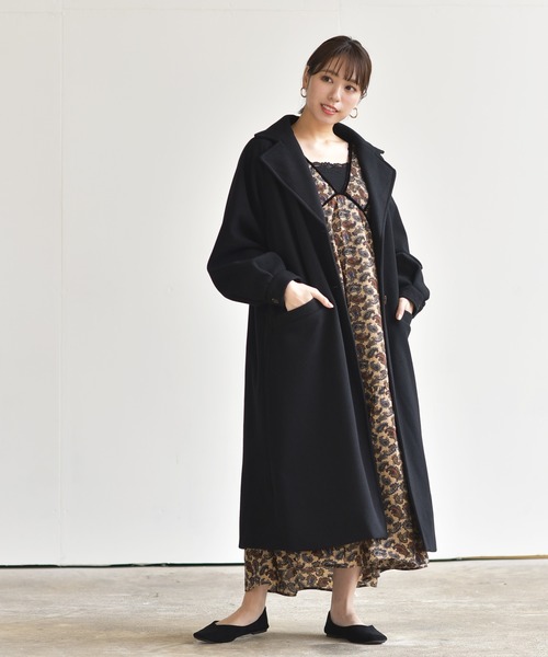 rps（アールピーエス）の「ペイズリー柄ワンピース（ワンピース・レディース・ブラック/ベージュ/ネイビー・M）」の10枚目の写真