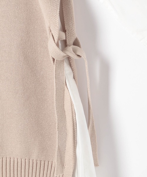 GLOBAL WORK（グローバルワーク）の「【キッズ】ロングニットベストSETワンピース/895190（ワンピース・キッズ・ブラック/オフホワイト・110cm/100cm/120cm/130cm/140cm）」の20枚目の写真