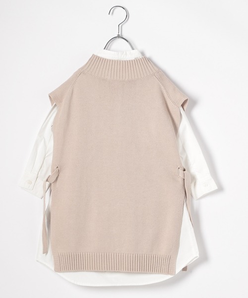 GLOBAL WORK（グローバルワーク）の「【キッズ】ロングニットベストSETワンピース/895190（ワンピース・キッズ・ブラック/オフホワイト・110cm/100cm/120cm/130cm/140cm）」の13枚目の写真