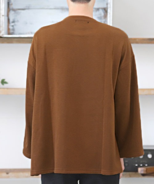 LUXSTYLE（ラグスタイル）の「裏ボアトレーナー（スウェット・メンズ・ブラック/ブルー/グリーン/キャメル・M/L）」の19枚目の写真