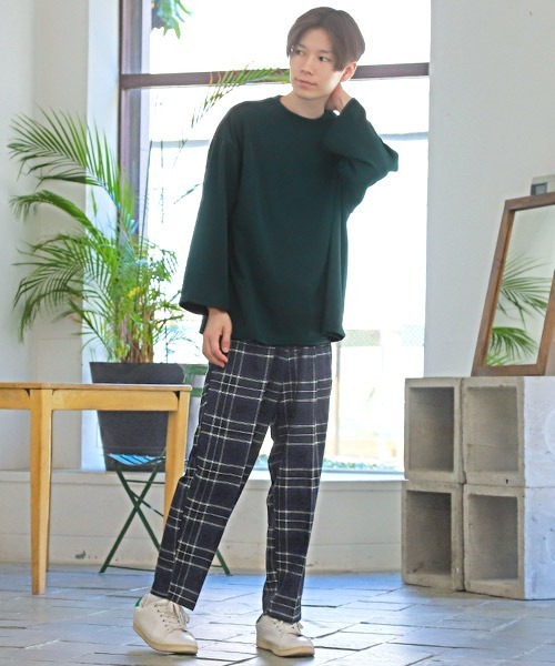 LUXSTYLE（ラグスタイル）の「裏ボアトレーナー（スウェット・メンズ・ブラック/ブルー/グリーン/キャメル・M/L）」の17枚目の写真
