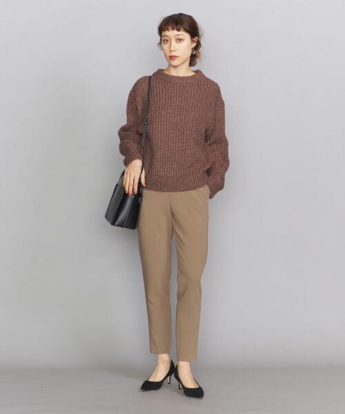 BEAUTY&YOUTH UNITED ARROWS（ビューティーアンドユースユナイテッドアローズ）の「BY ポリエステルブレンドスリムテーパードパンツ ◆（その他パンツ・レディース・モカ/ブラック/コバルトブルー・MEDIUM/SMALL/LARGE）」の16枚目の写真