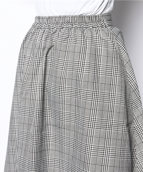 WEGO（ウィゴー）の「WEGO/チェックミディ丈タックスカート（スカート・レディース・グレー系その他/グリーン系その他/ブルー/ブルー系その他・FREE）」の11枚目の写真