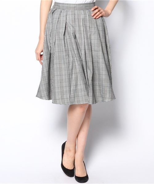 WEGO（ウィゴー）の「WEGO/チェックミディ丈タックスカート（スカート・レディース・グレー系その他/グリーン系その他/ブルー/ブルー系その他・FREE）」の15枚目の写真