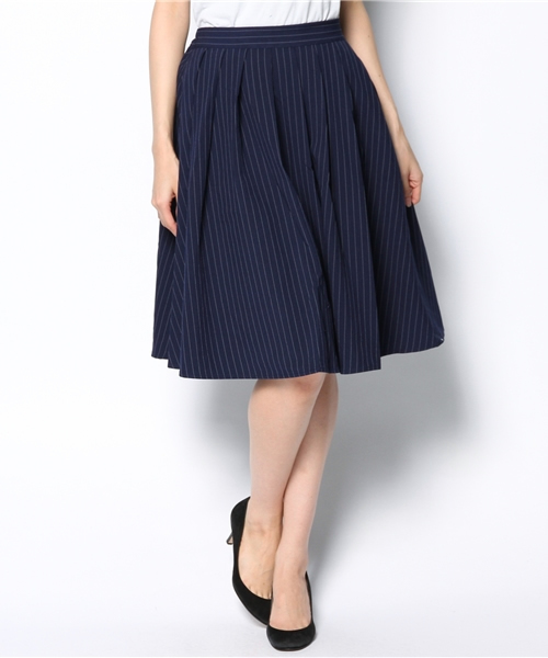 WEGO（ウィゴー）の「WEGO/チェックミディ丈タックスカート（スカート・レディース・グレー系その他/グリーン系その他/ブルー/ブルー系その他・FREE）」の8枚目の写真