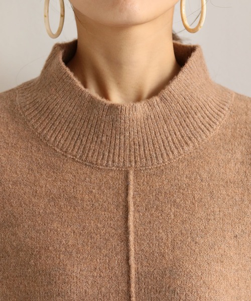 HER CLOSET(ハークローゼット)の「【HER CLOSET】配色ハンドステッチボリュームニットプルオーバー COLOR-STITCH VOLUME KNIT PULLOVER(ニット/セーター・レディース・アイボリー/ブラック/グレイッシュベージュ/ライトブラウン/カーキ・M)」の11枚目の写真
