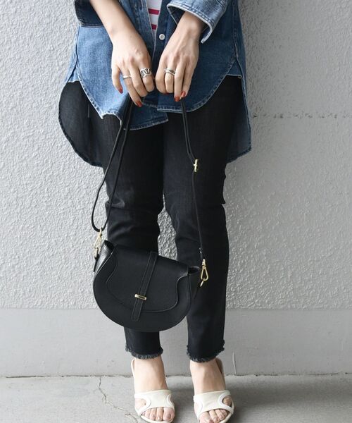 MARCO BIANCHINI（マルコビアンチーニ）の「MARCO BIANCHINI:2WAYフラップショルダーバッグ（ショルダーバッグ・レディース・ピンク系その他/ブラック・ONE SIZE）」の14枚目の写真