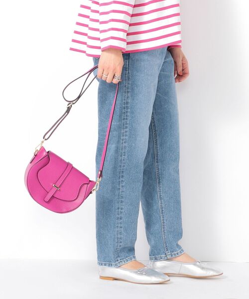 MARCO BIANCHINI（マルコビアンチーニ）の「MARCO BIANCHINI:2WAYフラップショルダーバッグ（ショルダーバッグ・レディース・ピンク系その他/ブラック・ONE SIZE）」の7枚目の写真