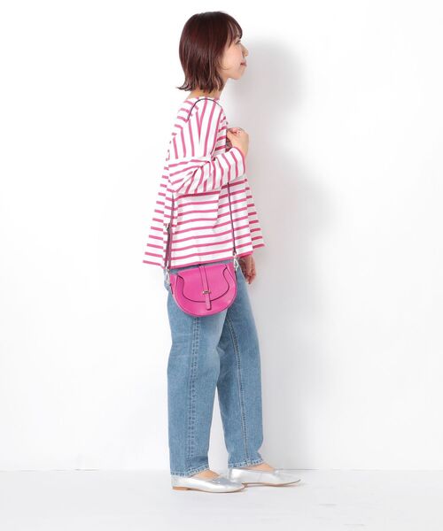 MARCO BIANCHINI（マルコビアンチーニ）の「MARCO BIANCHINI:2WAYフラップショルダーバッグ（ショルダーバッグ・レディース・ピンク系その他/ブラック・ONE SIZE）」の10枚目の写真