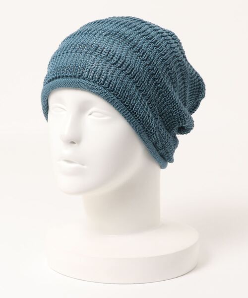 チャイハネ（チャイハネ）の「【チャイハネ】アベルニットキャップ（ニットキャップ/ビーニー・メンズ・ブルー/グレー/グリーン/オレンジ/ホワイト・FREE）」の4枚目の写真