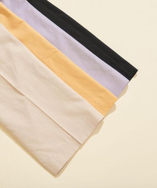 BEAUTY&YOUTH UNITED ARROWS(ビューティーアンドユースユナイテッドアローズ)の「BY∴ ウエストゴムイージーベルトパンツ -ウォッシャブル-(その他パンツ・レディース・イエロー/ライラック/ナチュラル/ブラック/その他1・S/M)」の18枚目の写真