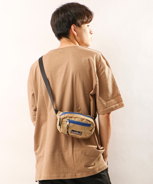 KRIFF MAYER（クリフメイヤー）の「KRIFF MAYER はっ水加工 パッカブル仕様 ミニ ウエストバッグ（ボディバッグ/ウエストポーチ・メンズ・ブラック/オリーブ/オレンジ/ベージュ・FREE）」の16枚目の写真