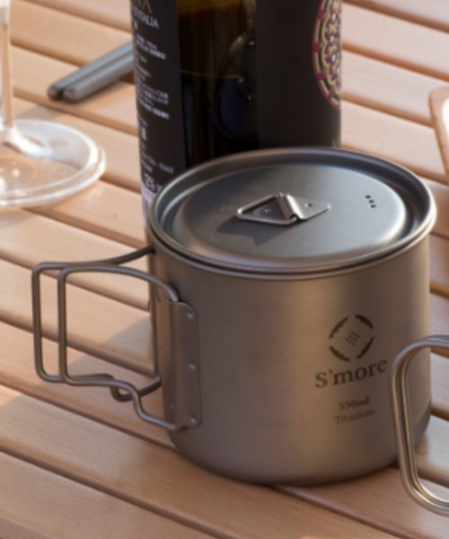 蓋付きチタンマグ 550ml シングルウォール アウトドアグッズ S More スモア のファッション通販 Zozotown