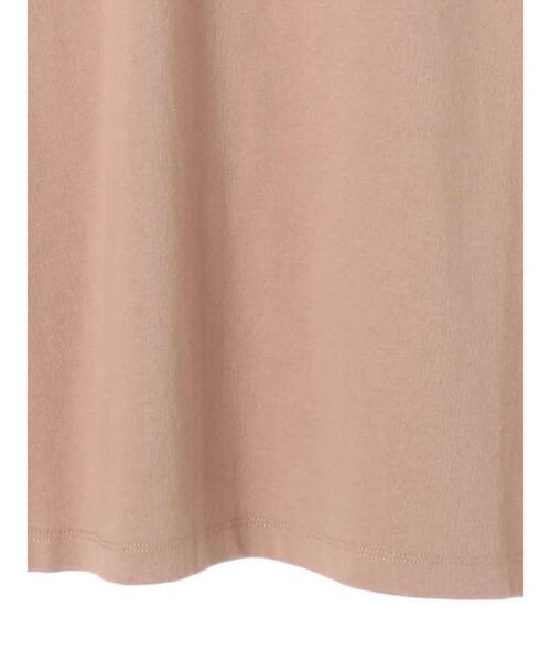 Green　Parks（グリーンパークス）の「胸元刺繍ロンT＊（Tシャツ/カットソー・レディース・ブラック/モカ/オレンジ/オフホワイト・FREE）」の15枚目の写真