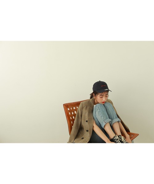 StompStamp（ストンプスタンプ）の「キャップ　親子リンクコーデ　【AJUGA.×NEW ERA】（キャップ・レディース・ネイビー・58cm）」の3枚目の写真