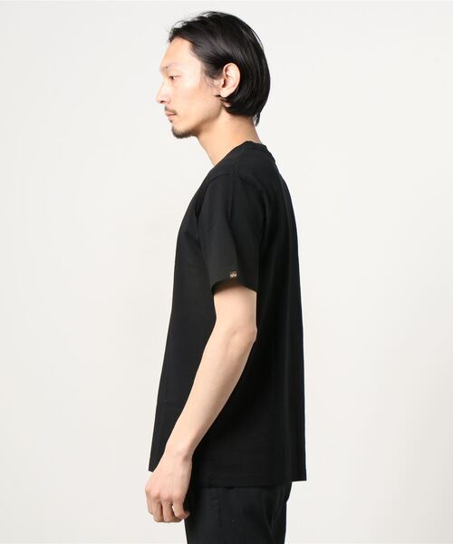 Alpha Industries（アルファインダストリーズ）の「ALPHA /アルファ 「A」MARK BOXLOGO ボックスロゴプリントT（Tシャツ/カットソー・メンズ・ホワイト系その他/ブラック系その他/ホワイト系その他2/ホワイト系その他3/ホワイト系その他4/ブラック系その他2/ブラック系その他3/ブラック系その他4・M/L/XL）」の14枚目の写真