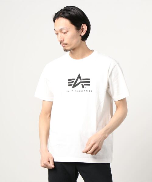 Alpha Industries（アルファインダストリーズ）の「ALPHA /アルファ 「A」MARK BOXLOGO ボックスロゴプリントT（Tシャツ/カットソー・メンズ・ホワイト系その他/ブラック系その他/ホワイト系その他2/ホワイト系その他3/ホワイト系その他4/ブラック系その他2/ブラック系その他3/ブラック系その他4・M/L/XL）」の10枚目の写真
